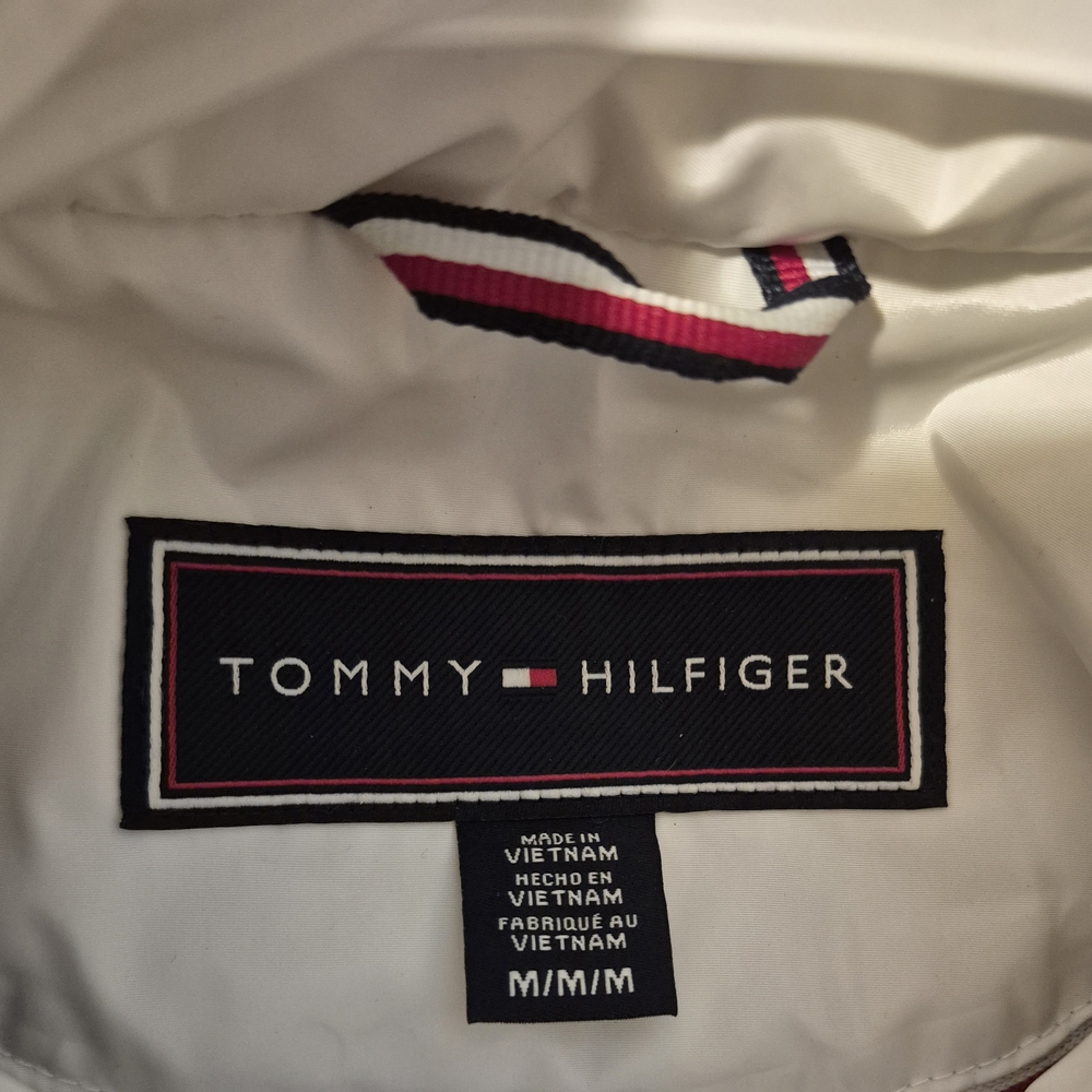 M Tommy Hilfiger White Puffer Jacket WOMANS - Picture 6 of 13